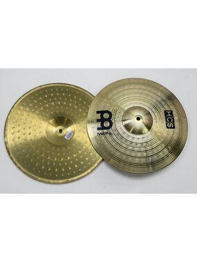 Meinl Hi-Hat 14" Cymbals HCS Brass Top and Bottom 2 Piece Traditional